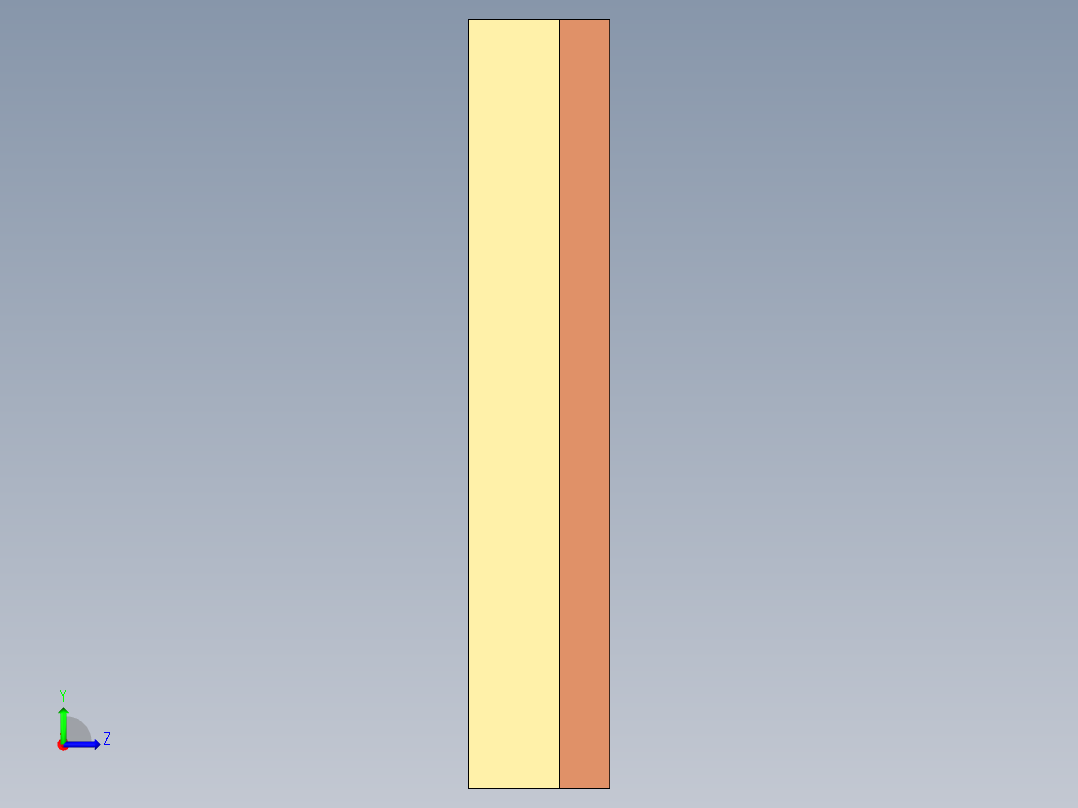 铜分流器 PCB 1mOhm 7W左视图