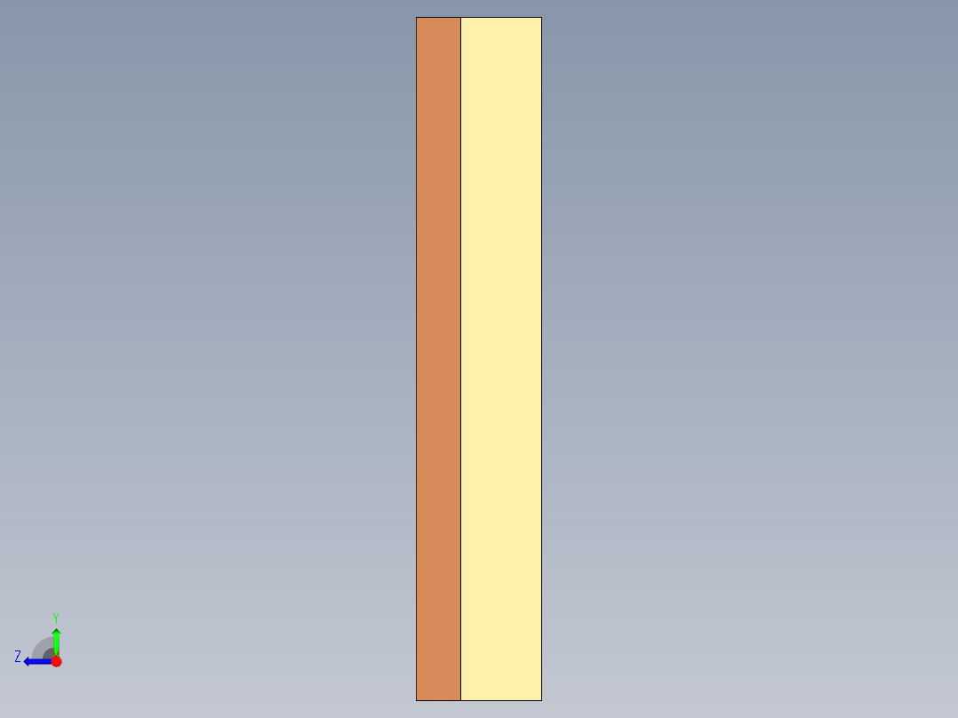铜分流器 PCB 1mOhm 7W右视图