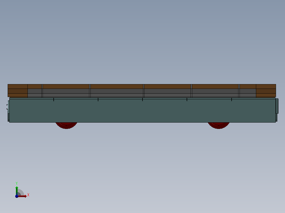 04、QH077窑车砌筑前视图