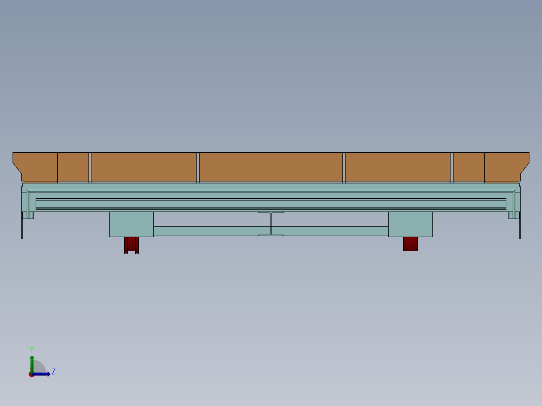 04、QH077窑车砌筑左视图