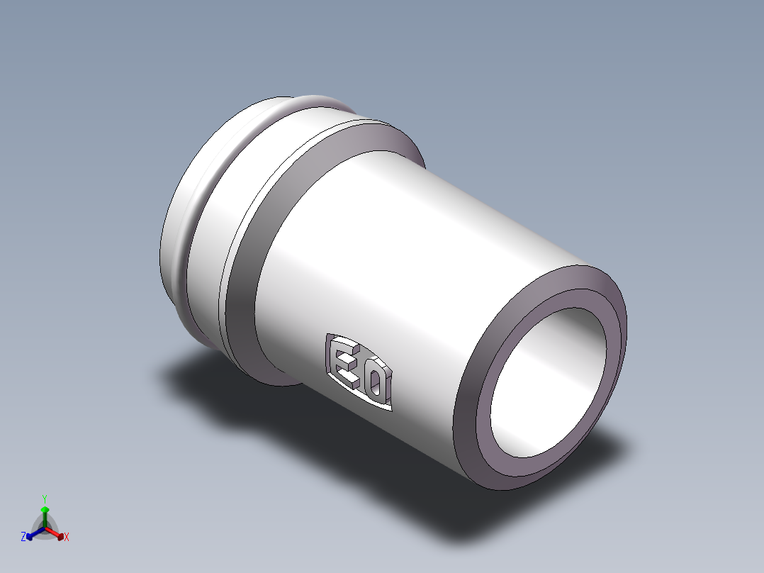 90度焊接接头、SKA30X5正等轴测图