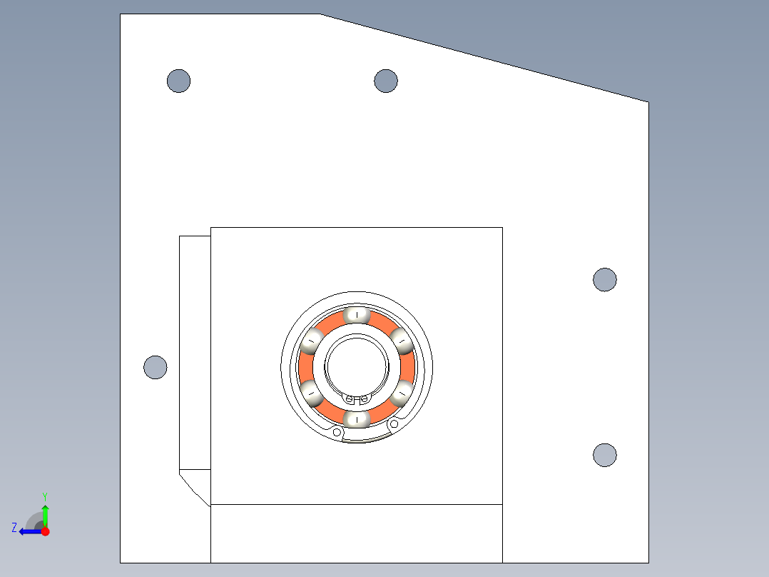 B3004115-龙门吊装机构右视图