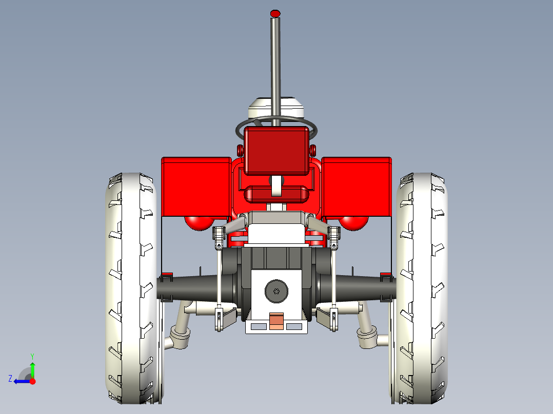 B2004857-拖拉机右视图