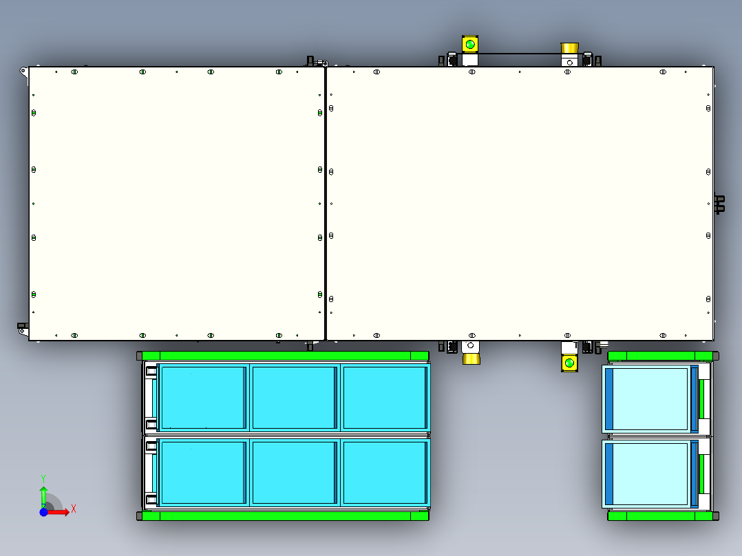 小电机齿轮箱装配设备前视图