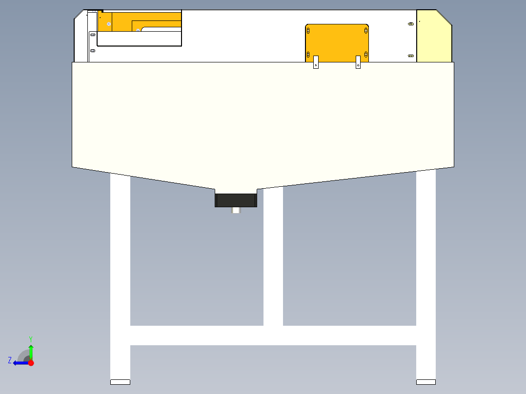 CT6SZH-80下料板式链改造（冰白 两套）右视图