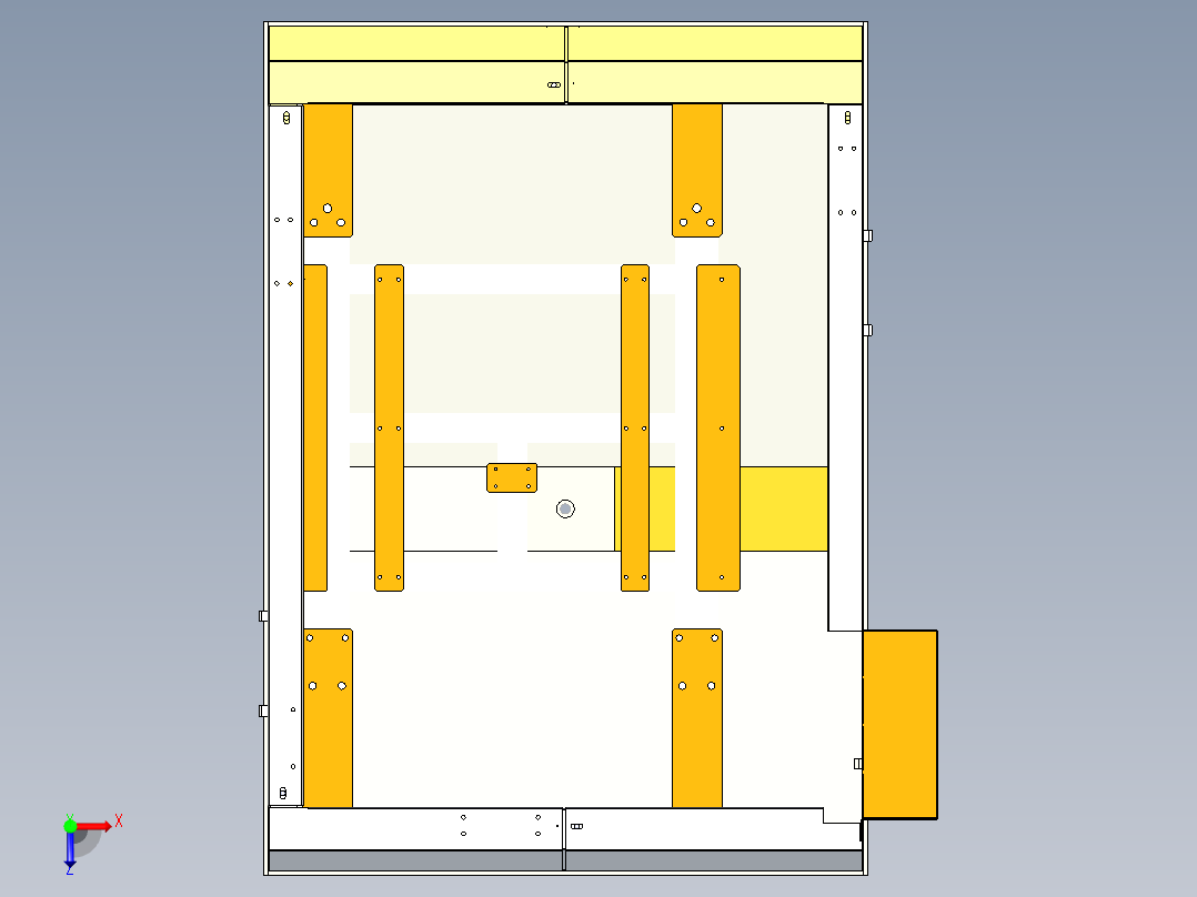 CT6SZH-80下料板式链改造（冰白 两套）俯视图