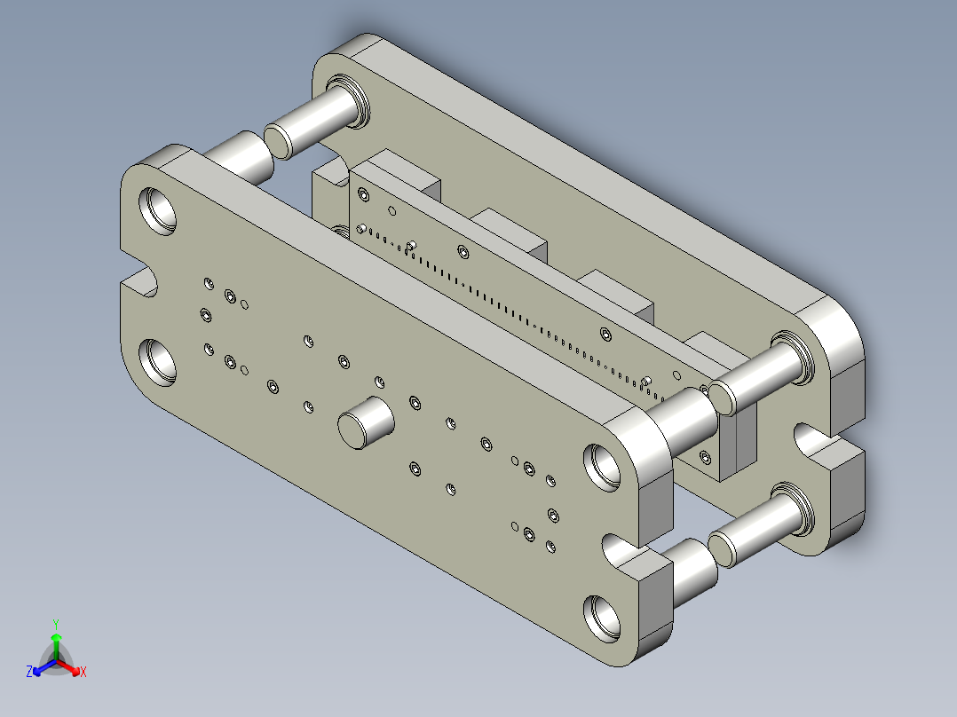 搁板支条多孔冲模