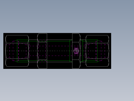 PARKER管接头EO Bulkhead union SV08L71(16)_back