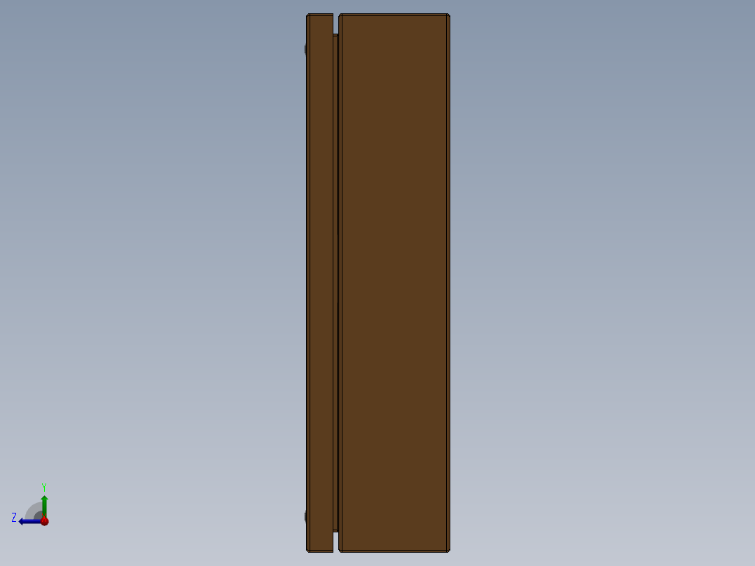 300x300x80电箱右视图