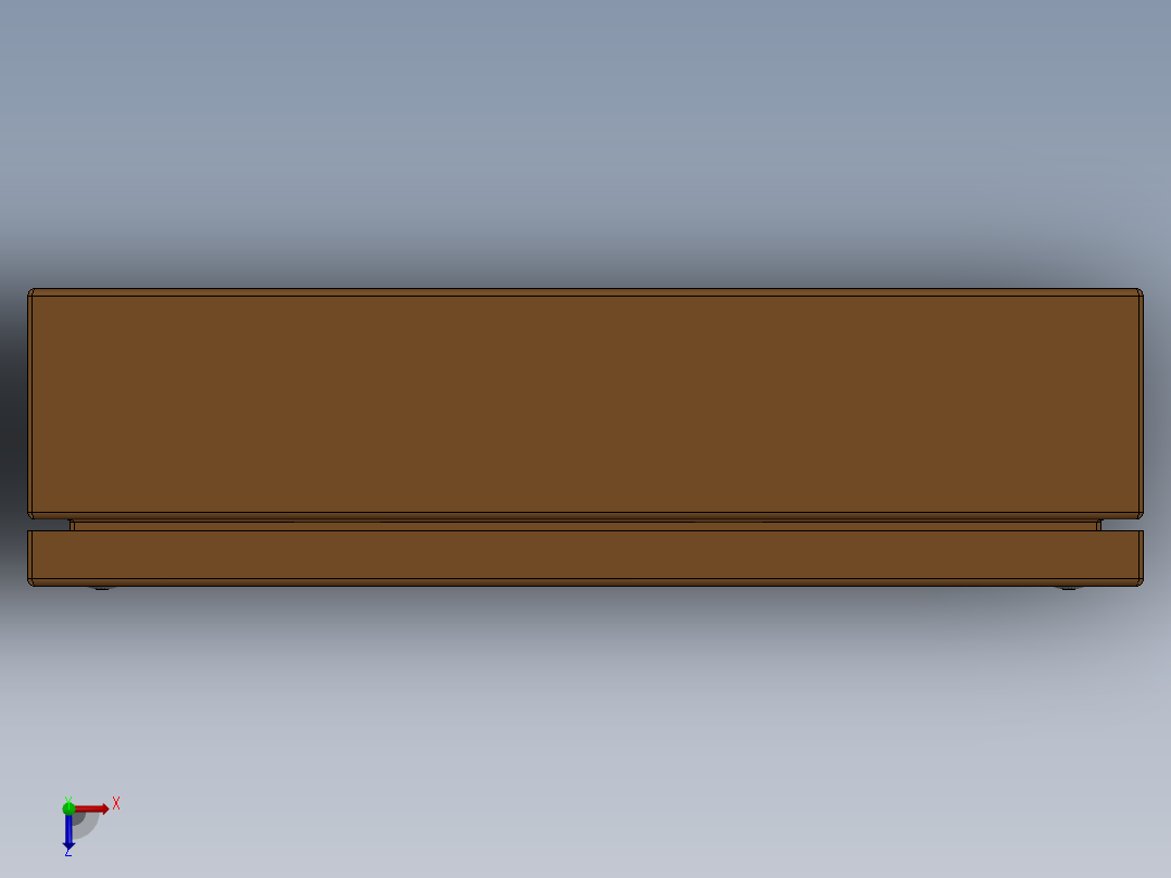 300x300x80电箱俯视图