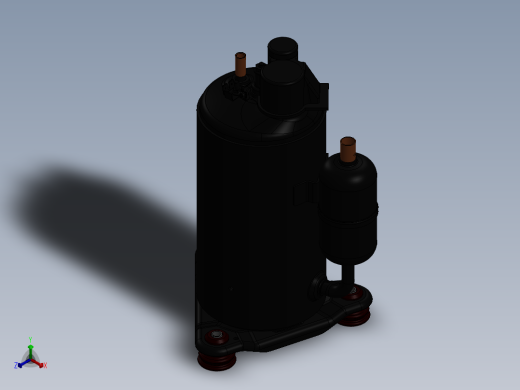 SM090-4VM涡旋压缩机模型