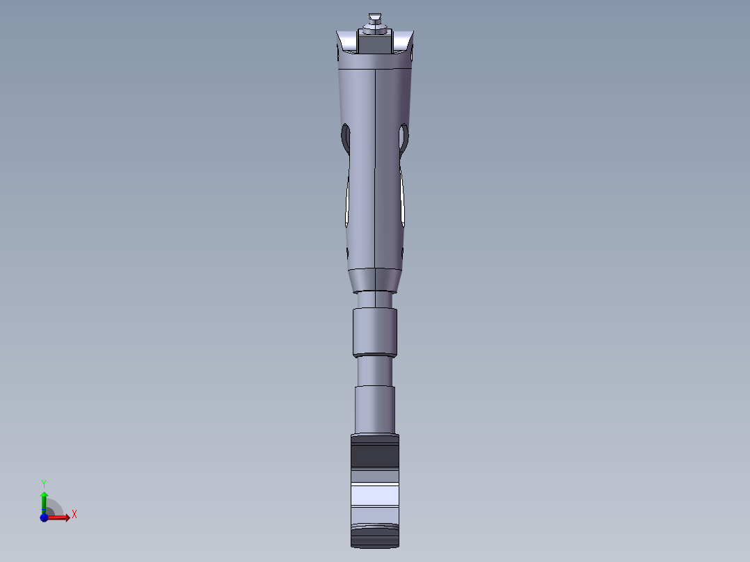 假肢小腿模型前视图