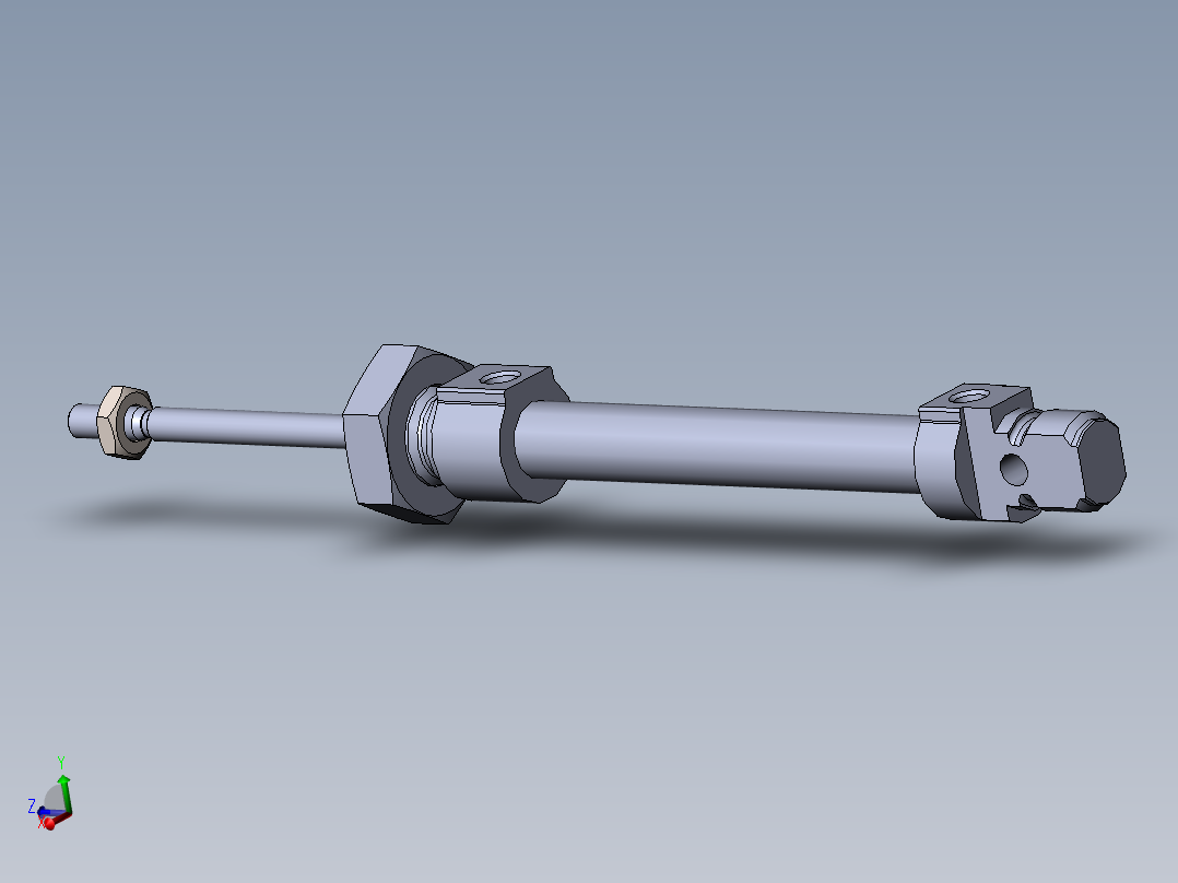 费斯托气缸14326_DSNU-8-35-P-A主视图
