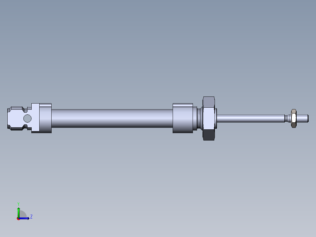 费斯托气缸14326_DSNU-8-35-P-A左视图