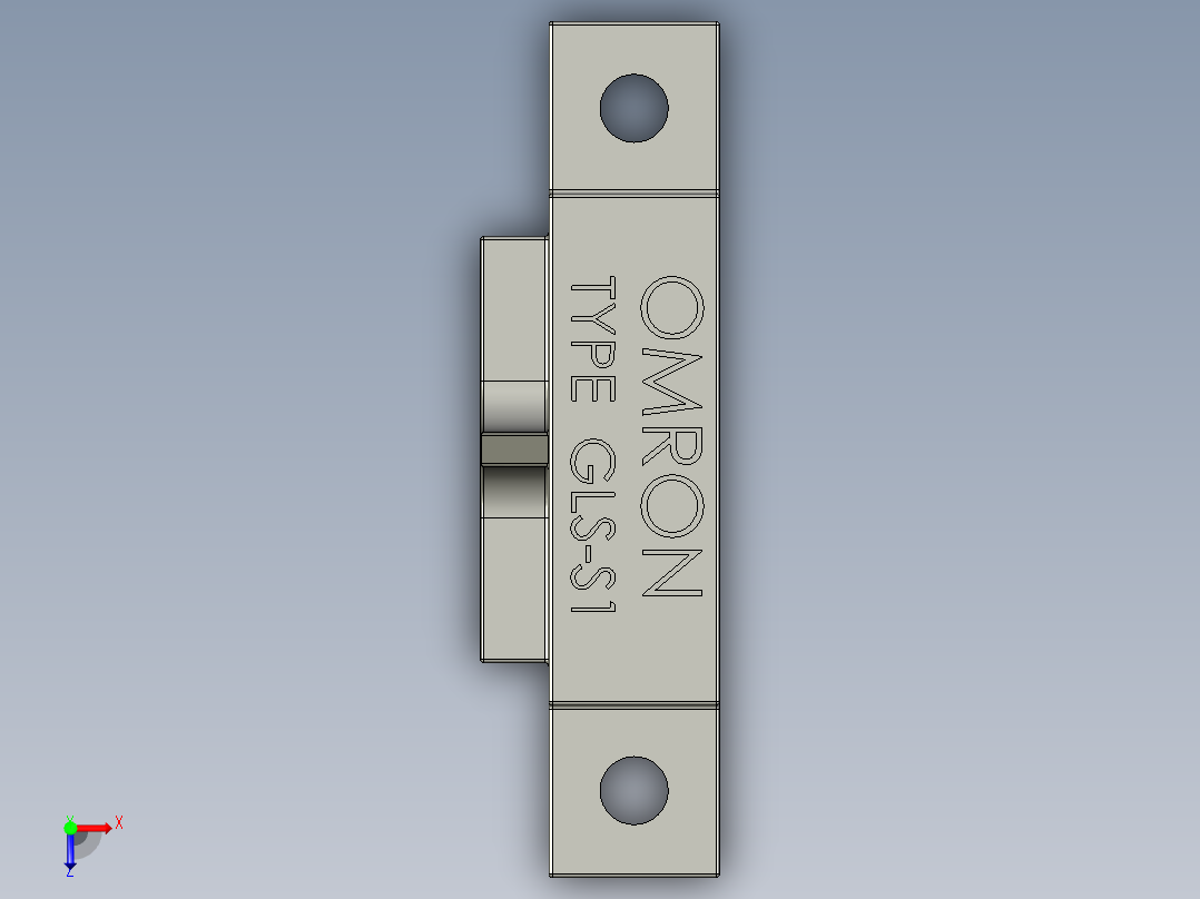 GLS-S1OMRON磁性开关俯视图