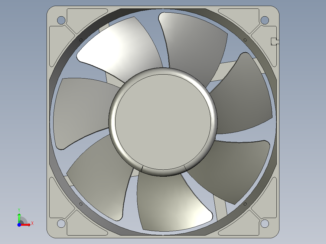 1-A风扇-ZHJ06-120前视图