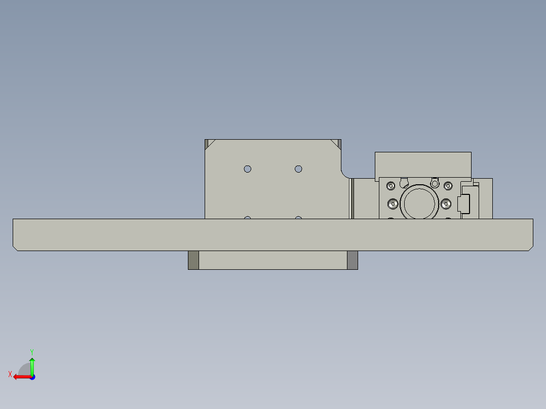 BPM-载具夹板装置A后视图