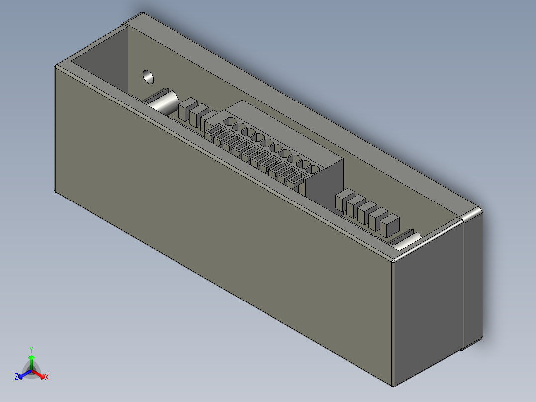 拓贝斯八位分线端子台S08602主视图