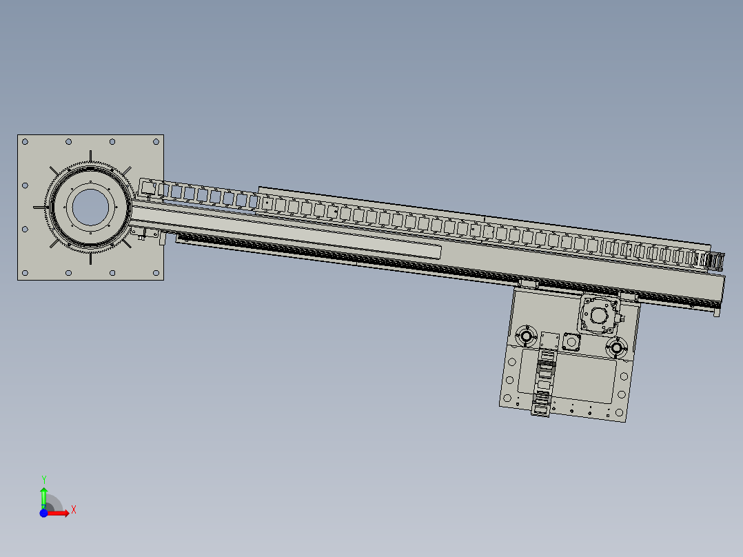 回转悬臂式机械手前视图