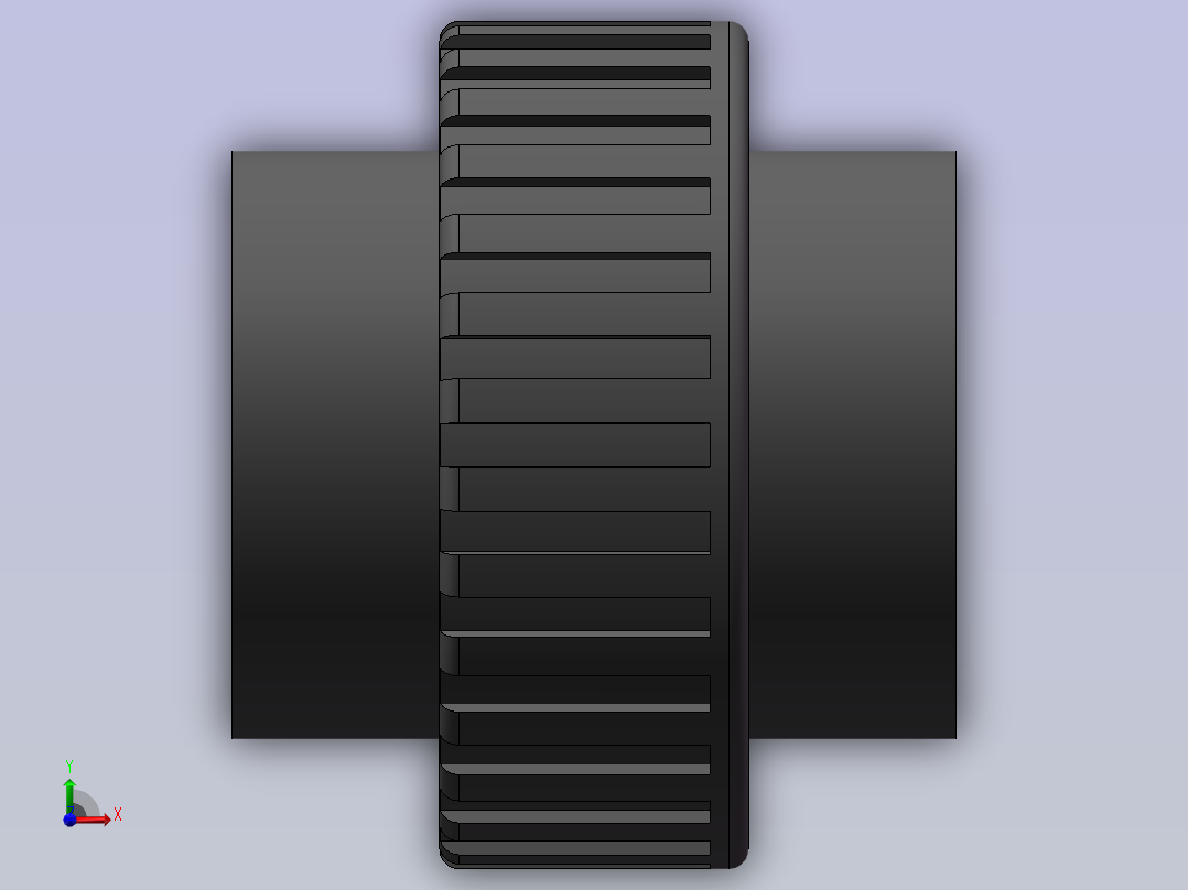UNION_DN40_PN10_UPVC前视图