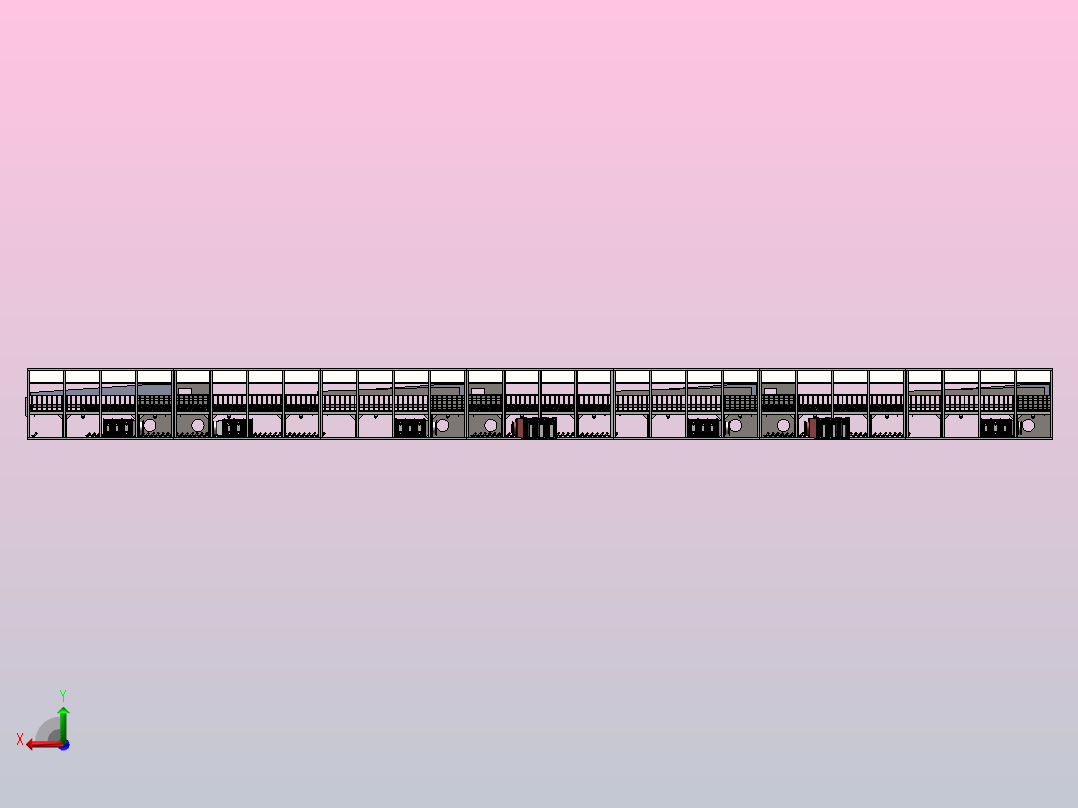 烘干机设计后视图