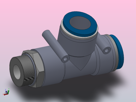 IPD-G 螺纹侧三通-G螺纹_IPD15-G04