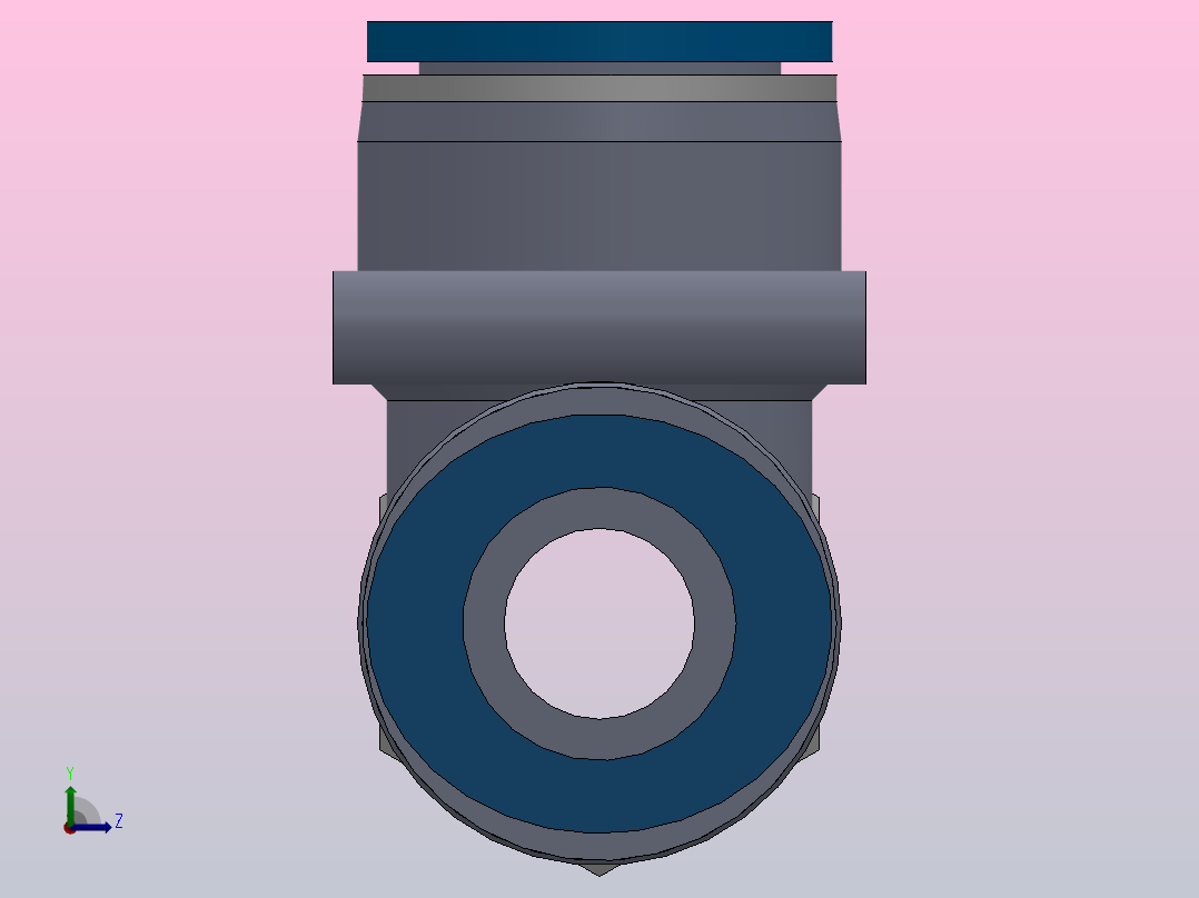 IPD-G 螺纹侧三通-G螺纹_IPD15-G04左视图