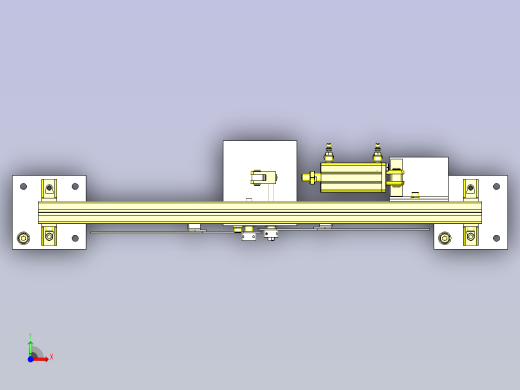 一种门开关机构3D图纸前视缩略图