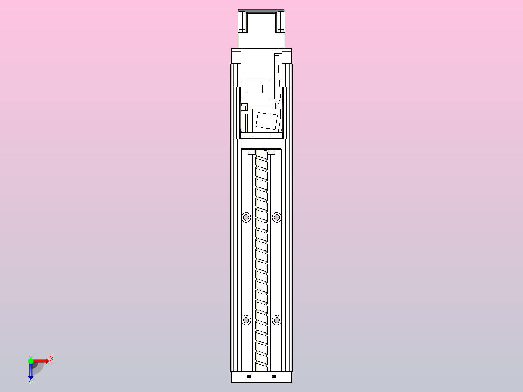 钢基模组TPA-KSR-6005C-300A1-MU-H1俯视图