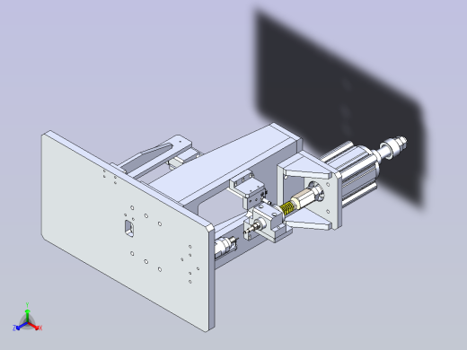 一款阀体挡圈自动装配3D模型