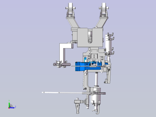 前纵梁焊接夹具左视缩略图