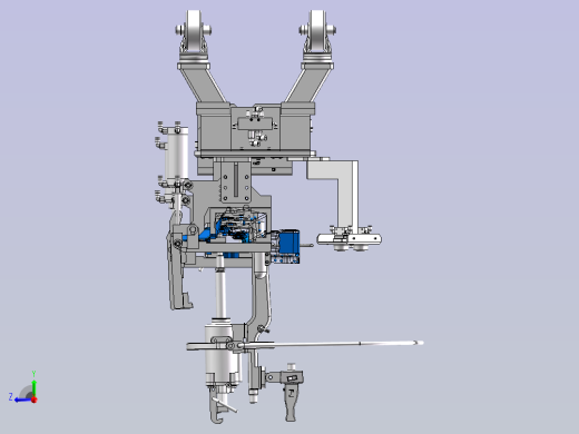 前纵梁焊接夹具右视缩略图