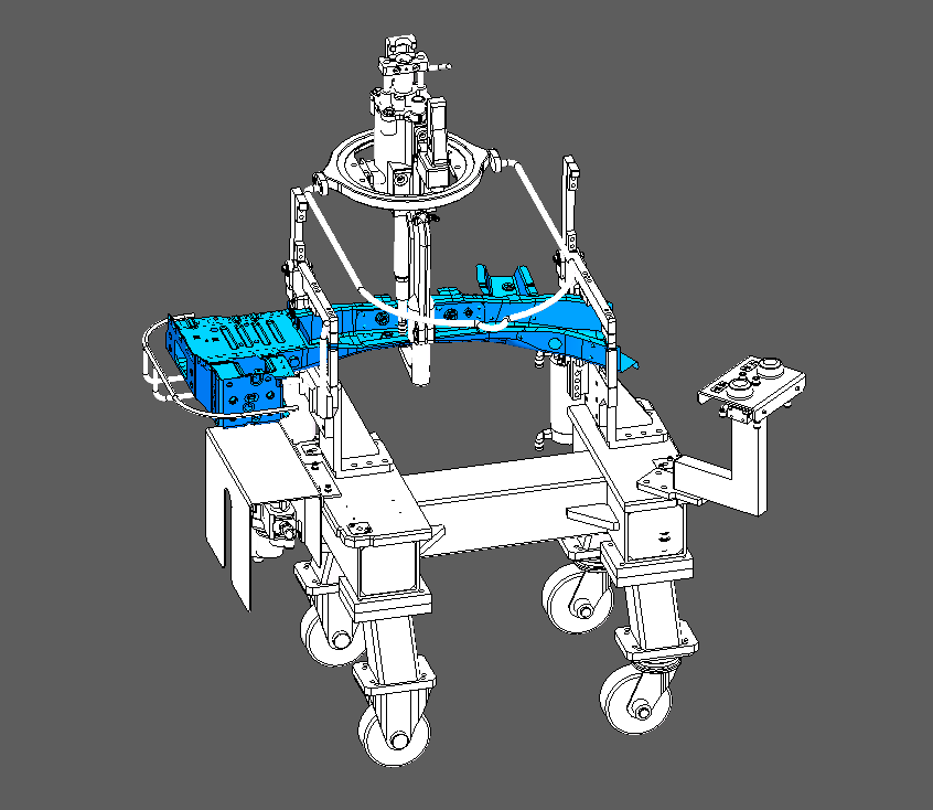 前纵梁焊接夹具