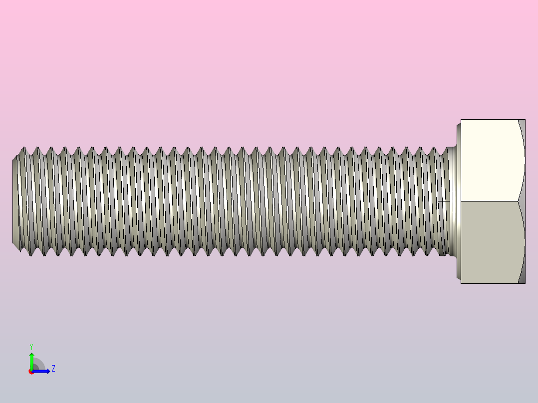 DIN_EN_ISO_4017_M16x65.ipt六角螺栓左视图