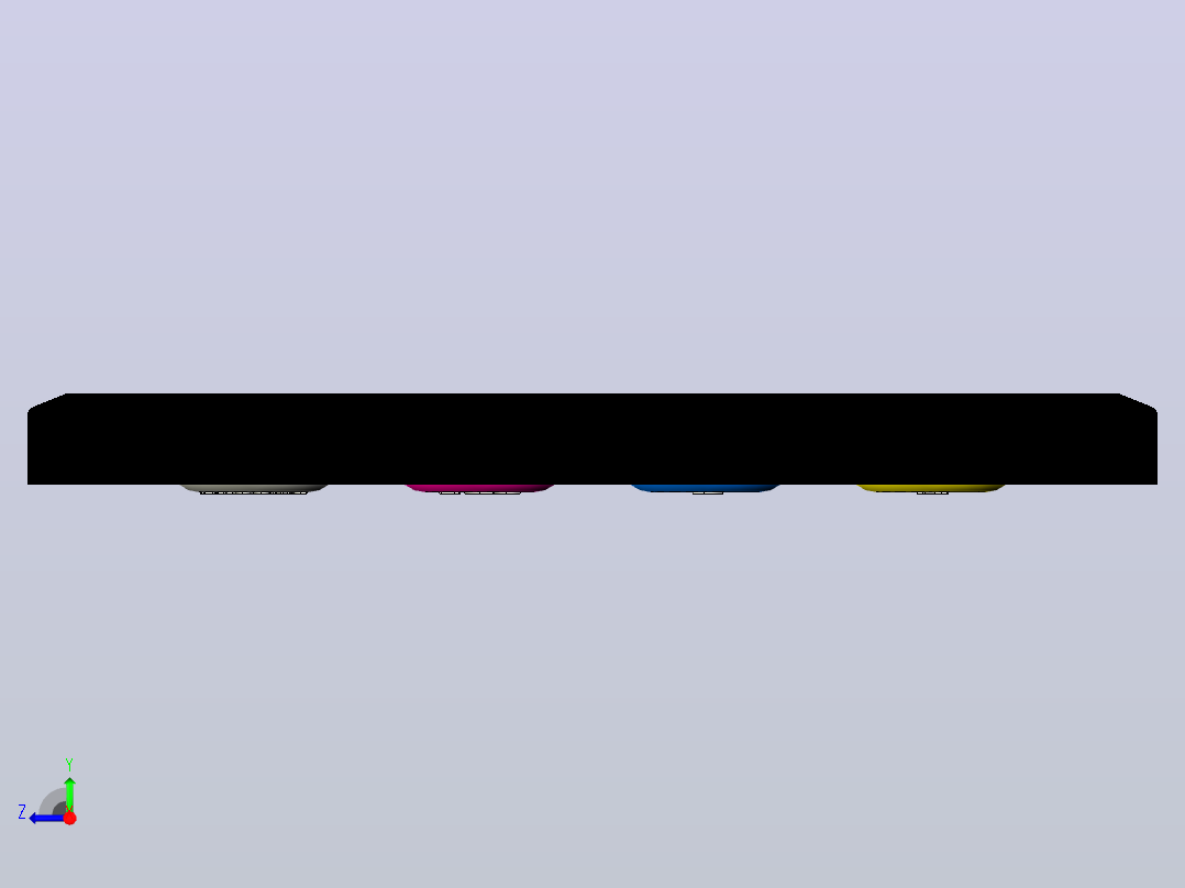 RGB 引导远程控制板右视图