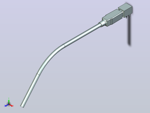 USB-typeB 线及卧式插座