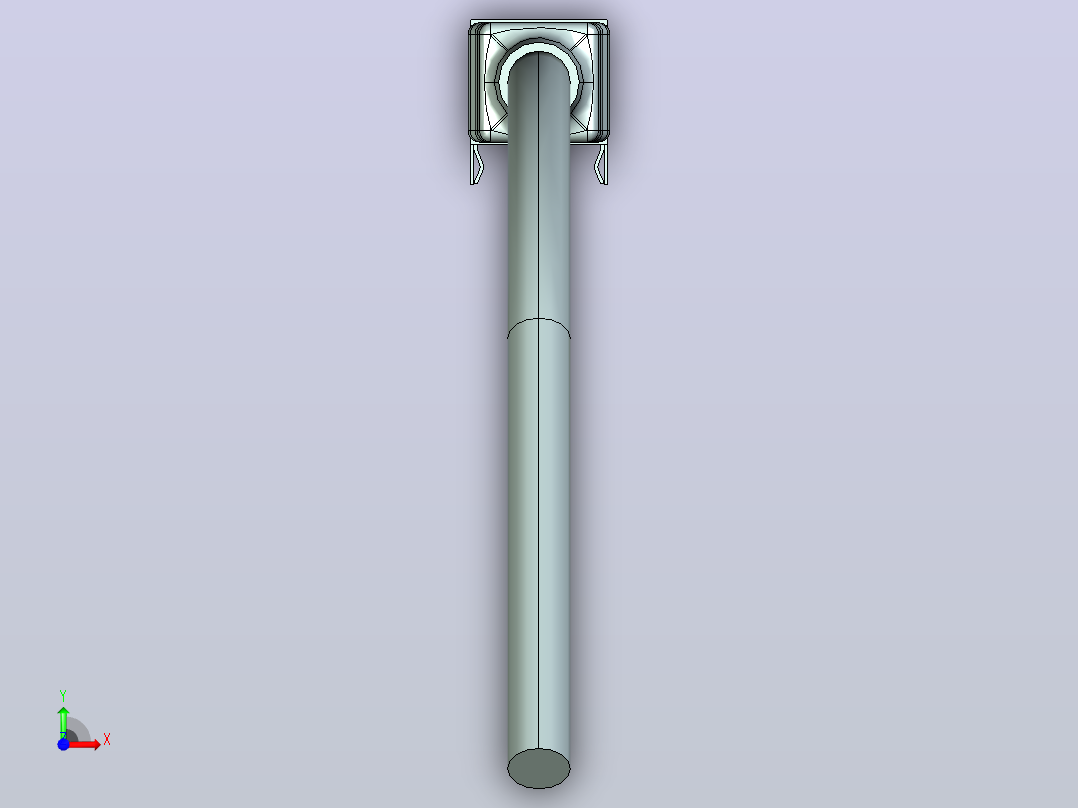 USB-typeB 线及卧式插座前视图