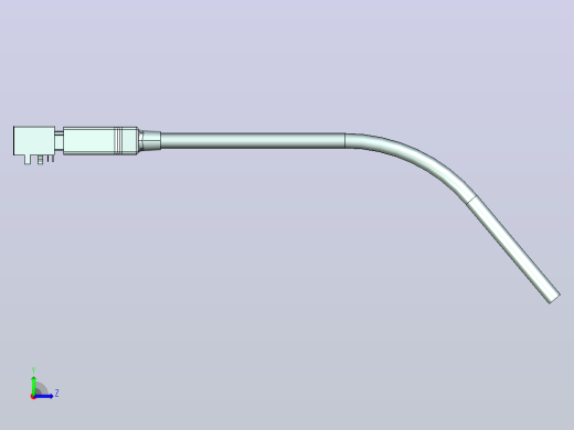 USB-typeB 线及卧式插座左视缩略图