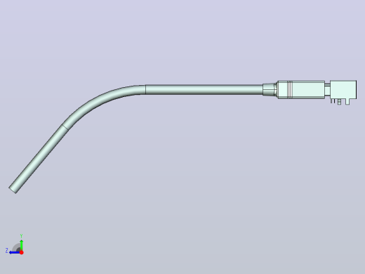 USB-typeB 线及卧式插座右视缩略图