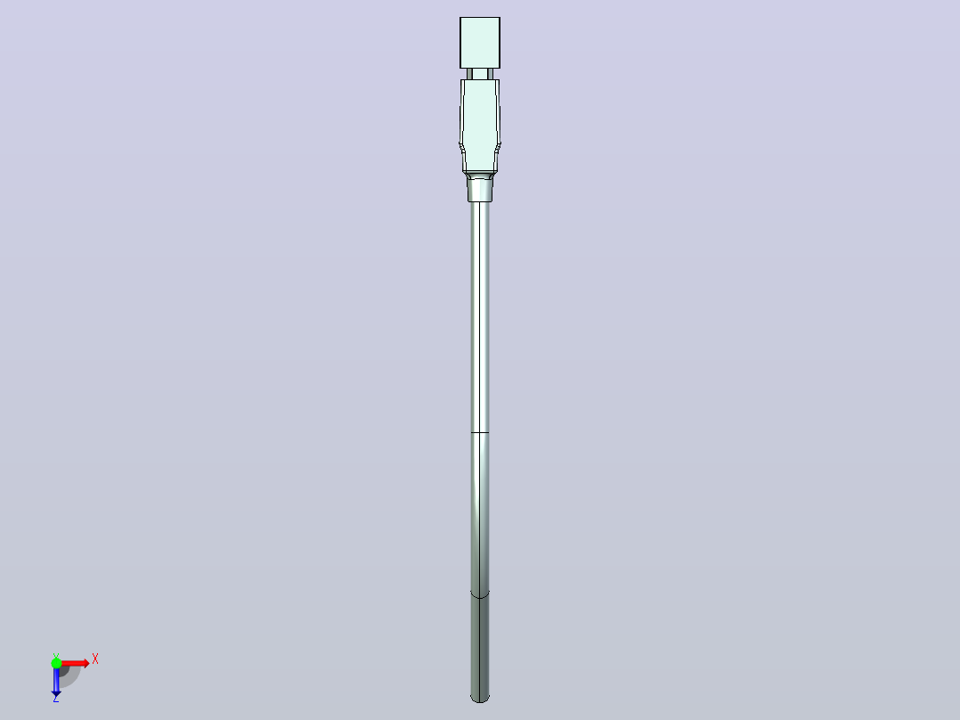 USB-typeB 线及卧式插座俯视图