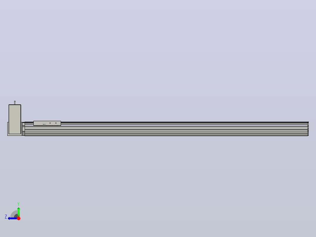 MT136BT半封闭皮带滑台[MT136BT.L100.1200.RU.M40.C3]右视图