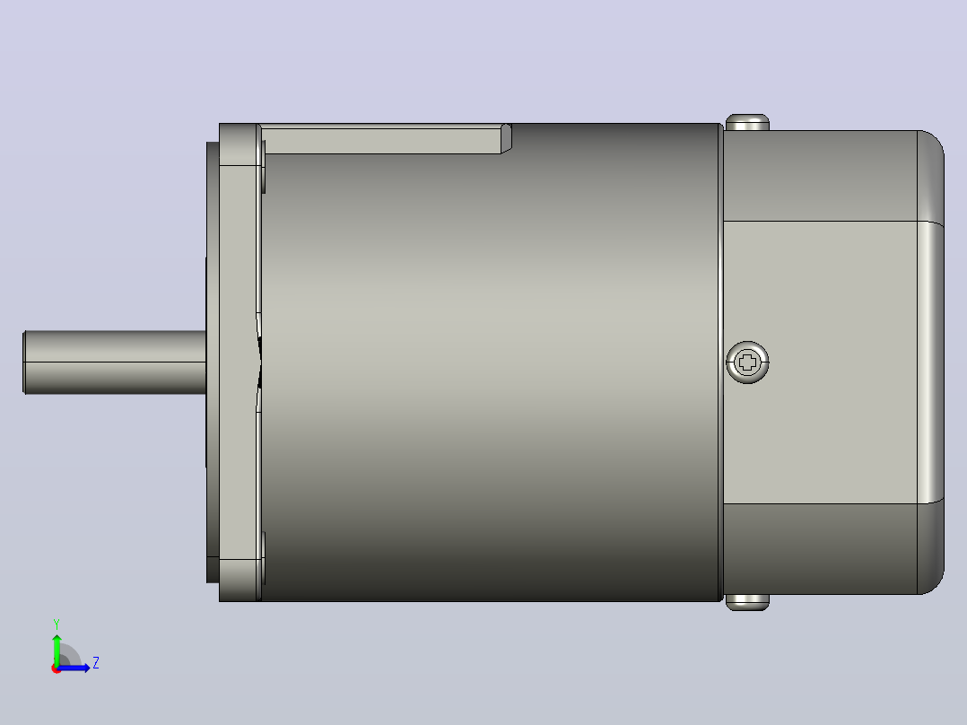90系列微型交流减速电机--方箱体_5IK40.60RA-CF.step左视图