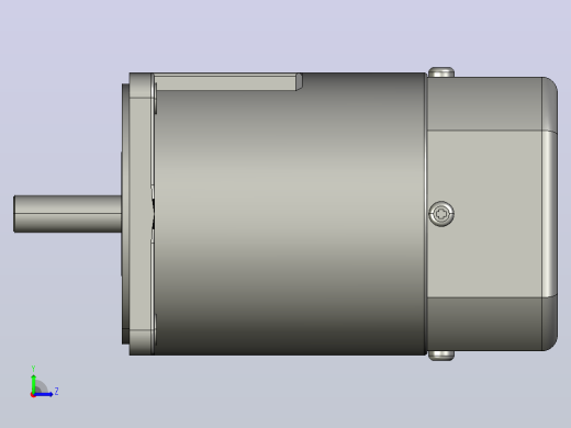 90系列微型交流减速电机--方箱体_5IK40.60RA-CF.step左视缩略图