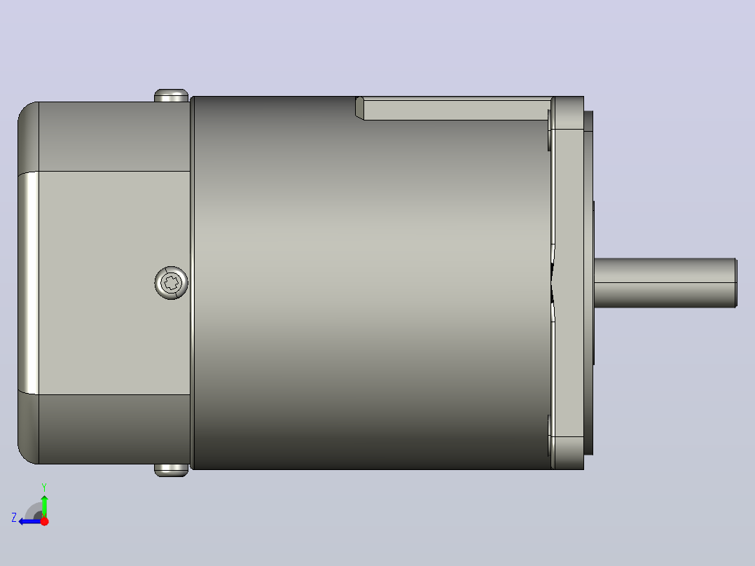 90系列微型交流减速电机--方箱体_5IK40.60RA-CF.step右视图