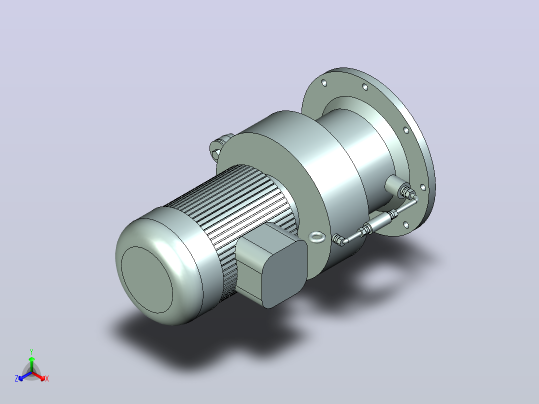 摆线针轮减速器JSJ_XLD-B_7.5_8185系列主视图
