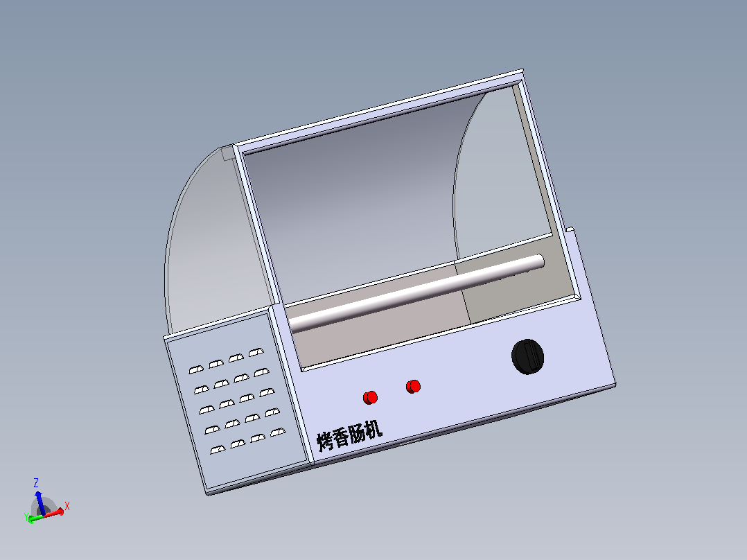 香肠烤箱主视图