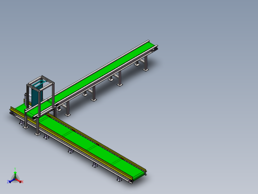 生产流水线正等轴测缩略图
