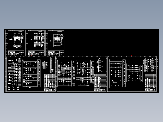 小区住宅楼的锅炉房控制电气原理图