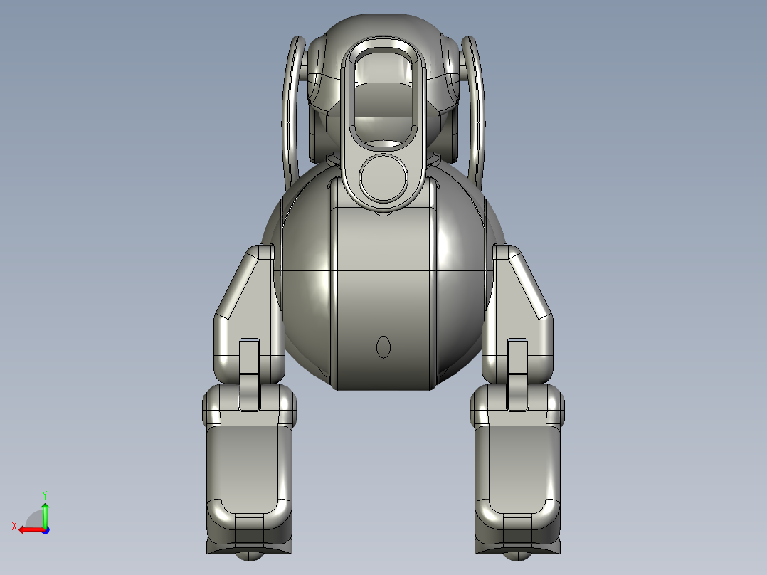 索尼机器狗后视图