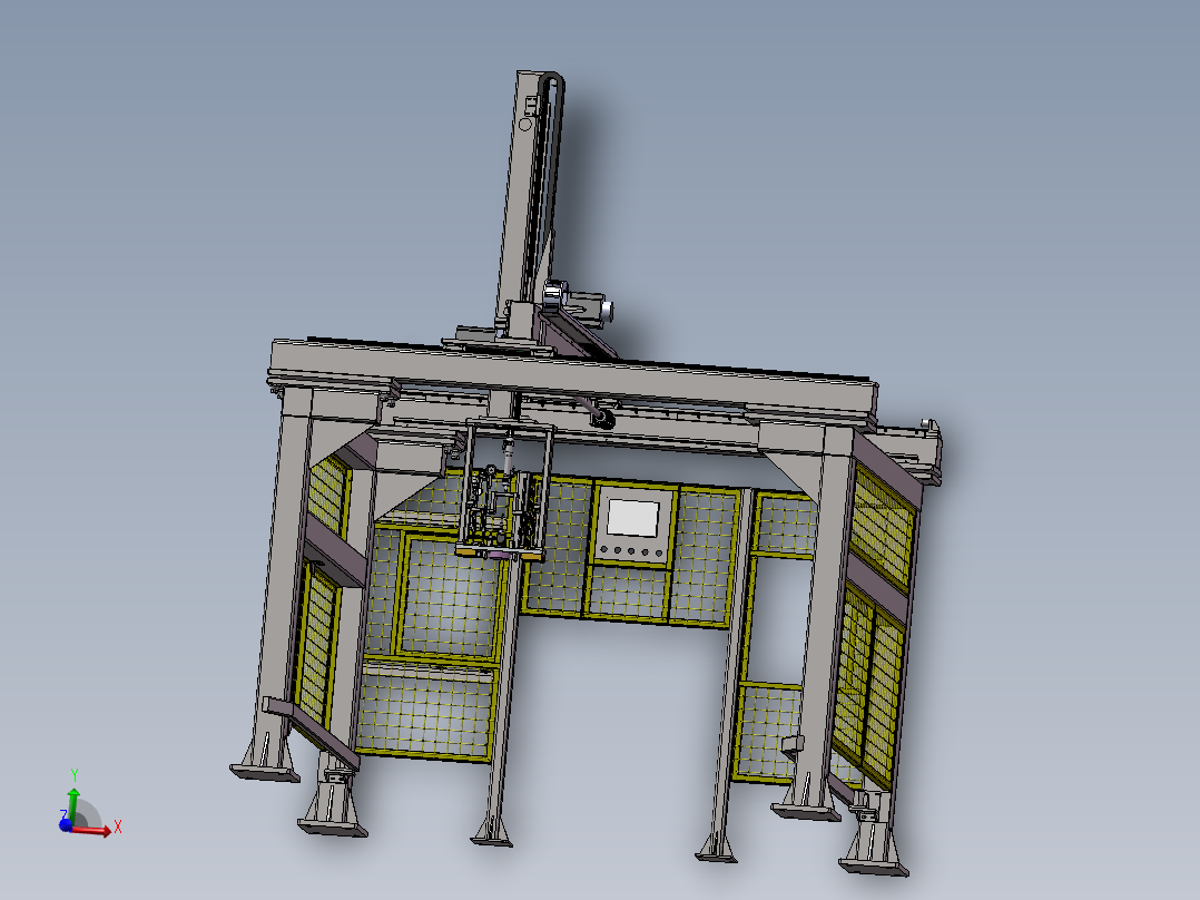 XYZ三轴桁架码垛机器人直角坐标机器人龙门架桁架机械手3d